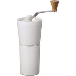 일본 하리오 그라인더 HARIO SCCG2W Ceramic Coffee Grinder 1.1 oz 30 g White Arita Ware Simp