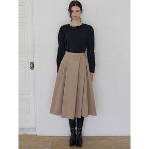 [24FW] Lautre Diana Beige flare skirt