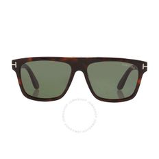 5032286 Tom Ford Cecilio Green Browline Mens Sunglasses