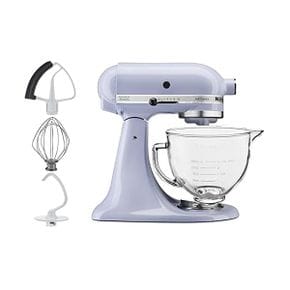 미국 키친에이드 반죽기 KitchenAid 5Quart Tilt Head Stand Mixer With Flex Edge Beater Glass