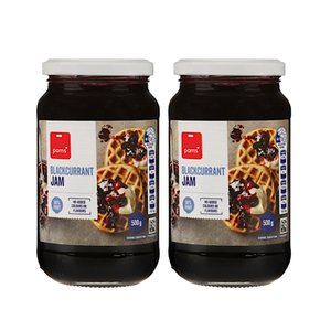 팜스 블랙커런트 잼 과일 스프레드 Pams Blackcurrant Jam 500g 2개