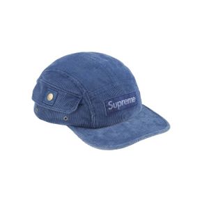 슈프림 코듀로이 포켓 캠프 캡 블루 - 24SS Supreme Corduroy Pocket Camp Cap Blue - 24SS