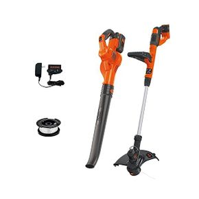 미국 블랙앤데커 예초기 블랙 DECKER 40V Max Cordless Sweeper String Trimmer Combo Kit LCC34