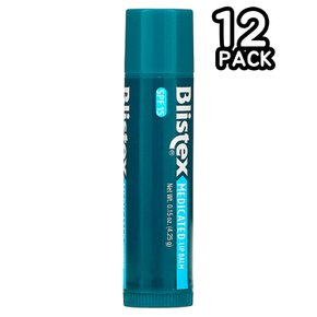 Blistex 블리스텍스 메디케이티드 오리지널 립밤 SPF15 4.25g 12팩