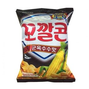 롯데 꼬깔콘 군옥수수맛 120g x 12개 스낵 과자 봉지과자 꼬깔콘 꼬깔콘과