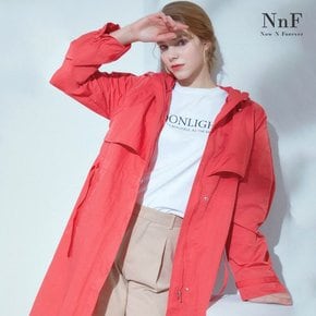 [패플 단독] NNF 여성 아노락 롱자켓_코랄