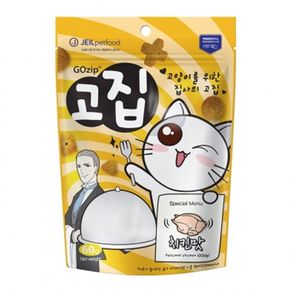 고양이 고집 치킨맛 60g 1P 크런치 스낵 과자 간식