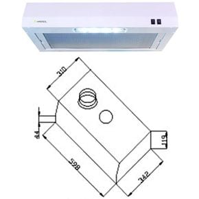 렌지후드 HS-380A (버튼식 가로600mm)