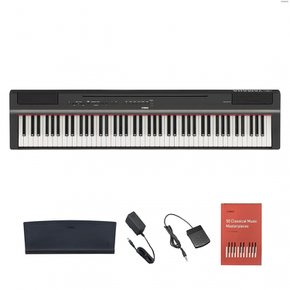 야마하 YAMAHA 전자 피아노 P 시리즈 88 건반 블랙 P-125aB