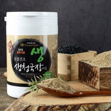  [청보마을] 프리미엄 국산 생청국장가루(흑태) / 350g