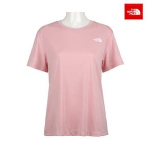 여성 리커버리 반팔 라운드 티셔츠 NT7UQ36C 핑크