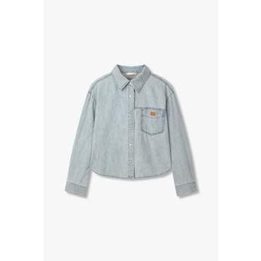GCUT [지컷25S/S]로고 패치 포켓 데님 셔츠(7215255201)