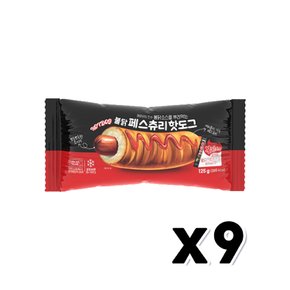 불닭 페스츄리 핫도그 간편간식 125g x 9개