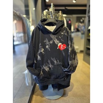 더블제이디 [시흥점] 기모 하트머니 오버핏 후드티 (남여공용)/JFZZ30A22BK