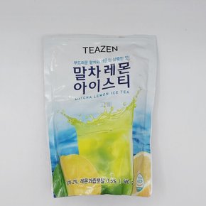 말차레몬아이스티 500g