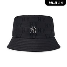 [엠엘비코리아공식] 클래식 모노그램 톤톤 3D 엠보 자카드 버킷햇 NY (Black)