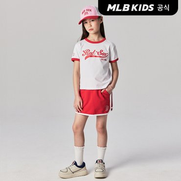 MLB키즈 (공식)24SS 바시티 여아 링거티 스커트 세트 BOS