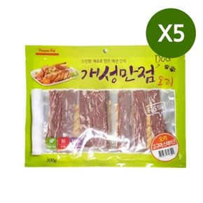 강아지 오리 고구마 스테이크 300g 5P 애견 간식