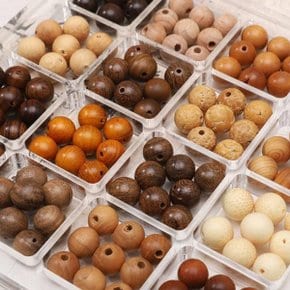 나무 염주 팔찌 만들기 108 합장주 단주 묵주 알 재료 DIY 부자재 비...