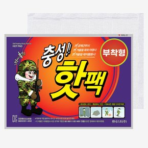 붙이는 핫팩 50g 30매 부착형 파스형