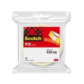 3M 스카치 투명 테이프 리필 3인치 550R(24mmx20M) [NEX]