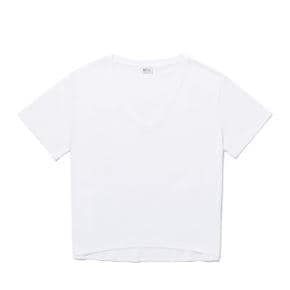 큘 THE BRYNN SHORT SLEEVE T-SHIRT - WHITE