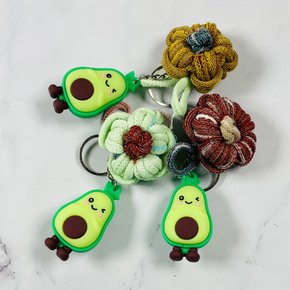 업사이클링 양말목 큐티 아보카도 키링만들기diy