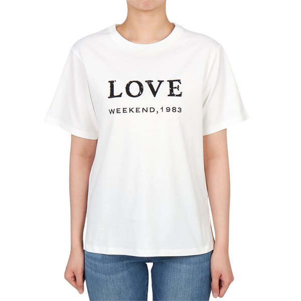 [부산점] 위켄드 막스마라 아기레 반팔티셔츠 WKDAGILE 001 2615971061