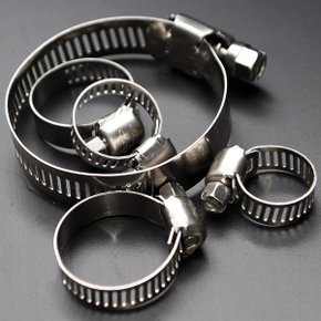 올스텐 호스밴드 미니대(8-22mm) 수도꼭지 물호스연결부품 써스 녹방지 철밴드 조임 연결밴드 배관 반도