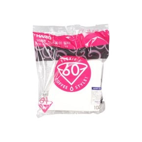 V60 커피 필터 여과지 VCF-01-100W