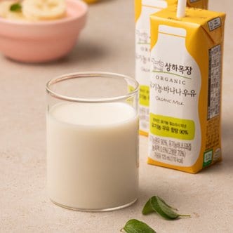  상하목장 유기농 멸균바나나우유 125ml*4