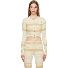 SSENSE 익스클루시브 베이지 가디건 FN-WN-KNIT000563 Off White Multi