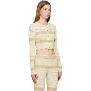 SSENSE 익스클루시브 베이지 가디건 FN-WN-KNIT000563 Off White Multi