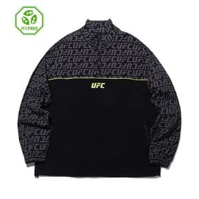 UFC 로고 모노그램 오버핏 아노락 자켓 블랙 U2JKU1309BK