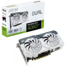 아수스 지포스 RTX 4060 Ti OC 8GB GDDR6 DUAL-RTX4060TI-O8G-WHITE 듀얼 화이트 에디션 국내