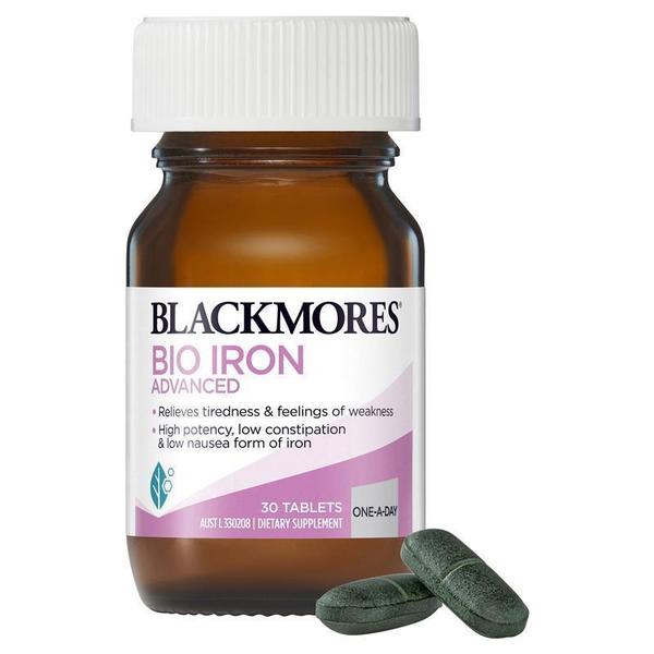 호주직구 Blackmores 블랙모어스 바이오 아이언 철분 30정