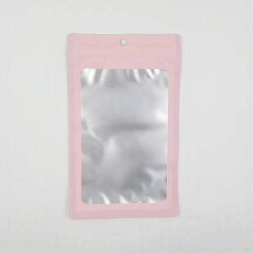 포장용 핑크 반투명 컬러 지퍼백(12cm X 20cm)(1)