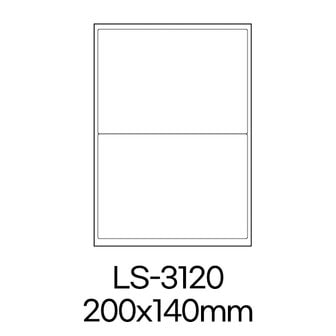  폼텍 라벨 LS-3120 100매 흰색 라벨지 A4 스티커 원형 제작 인쇄 바코드 우편 용지 폼택