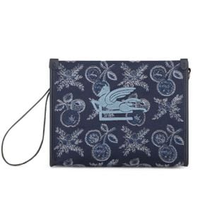 Jacquard Pouch with ApplesMedium Size1H784 7568 0200 애플 자카드 파우치 미디움