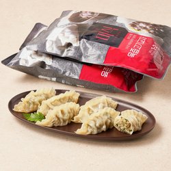 더미식 육즙교자만두 + 땡초고기교자