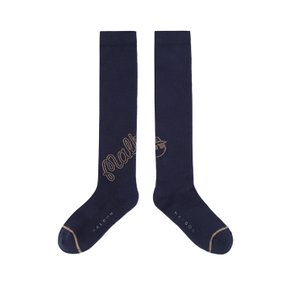 여성 언발란스 로고 니삭스 NAVY (WOMAN) M6342PSC09NVY