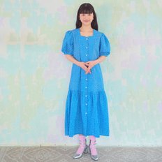 / dot seersucker vivien dress