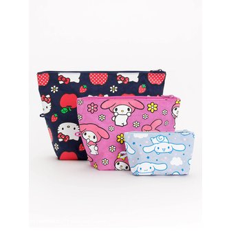 BAGGU(바구)(미국직구) [바쿠백] 고 파우치 3size 세트 Hello Kitty And Friends