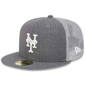 뉴욕 메츠 MLB x 토드 스나이더 59FIFTY 메쉬백 피티드 햇 모자 - 그레이 9365383