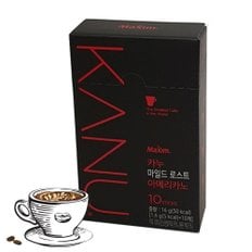 맥심 카누 마일드 로스트 아메리카노 1.6g 10T x5개