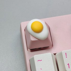 키캡 써니사이드업 계란 달걀 캐릭터 포인트 커스텀 기계식 키보드 꾸미기 키캡놀이