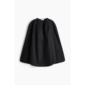 H&M 턱시도 셔츠 루즈핏 블랙 1262178001