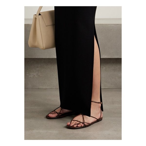 케이트 루루 가죽 샌들 브라운 46376663162859086