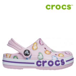 크록스 아동 샌들 /H12- 207020-6GD Kids Bayaband Graphic Clog Ballerina Pink