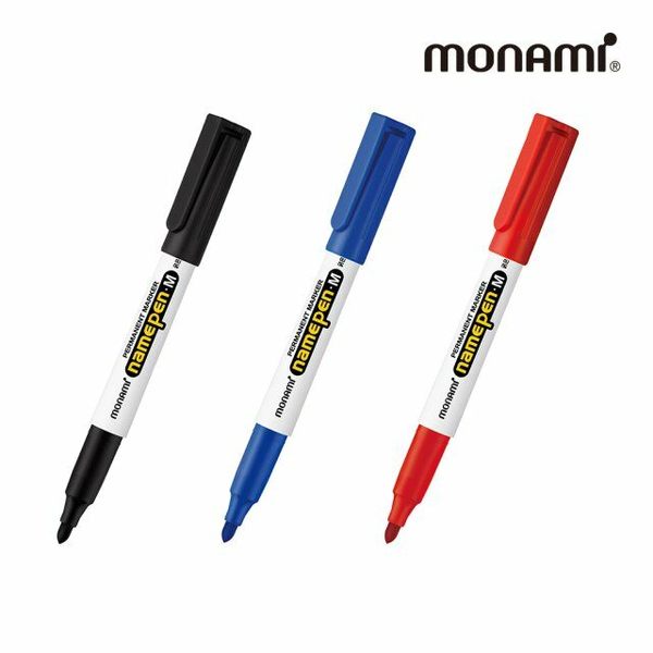 모나미 네임펜 M 굵은글씨 블루(청색)